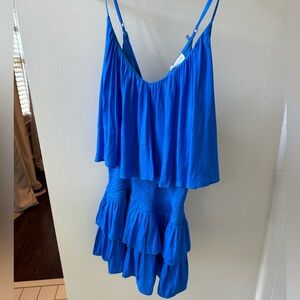 Vestique Boutique Royal Blue Spaghetti Strap Romper Size Medium